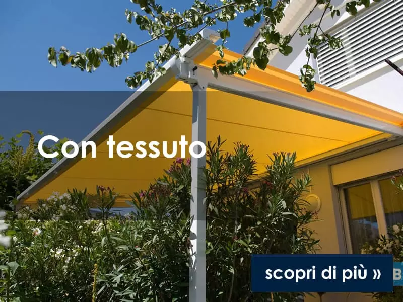 Montaggio pergolati alluminio in tessuto a viareggio in versilia